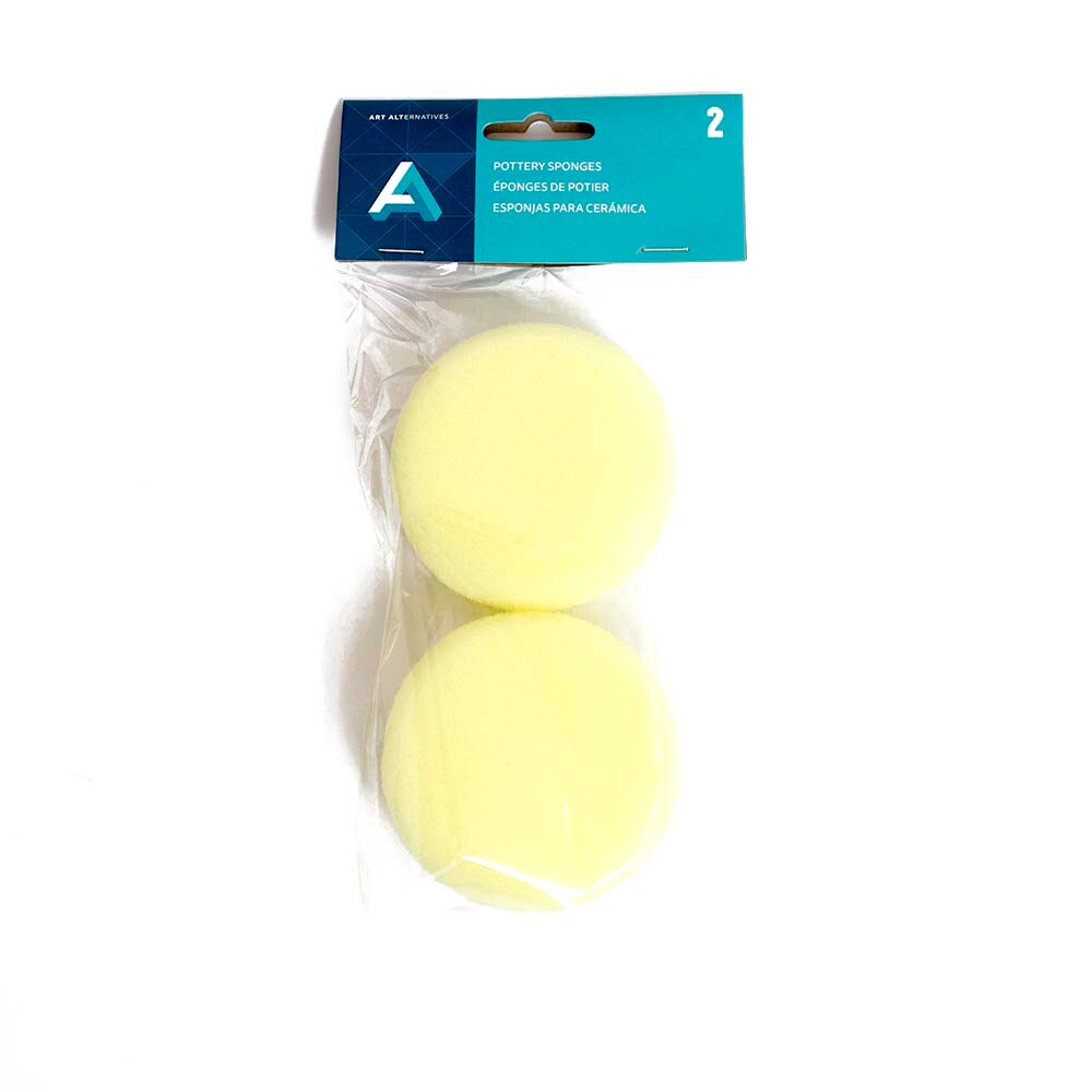 Art Alternatives, Craft Supplies, Ceramic, Art & School, Ceramic Tool, Sponge, 2 pack, 406321